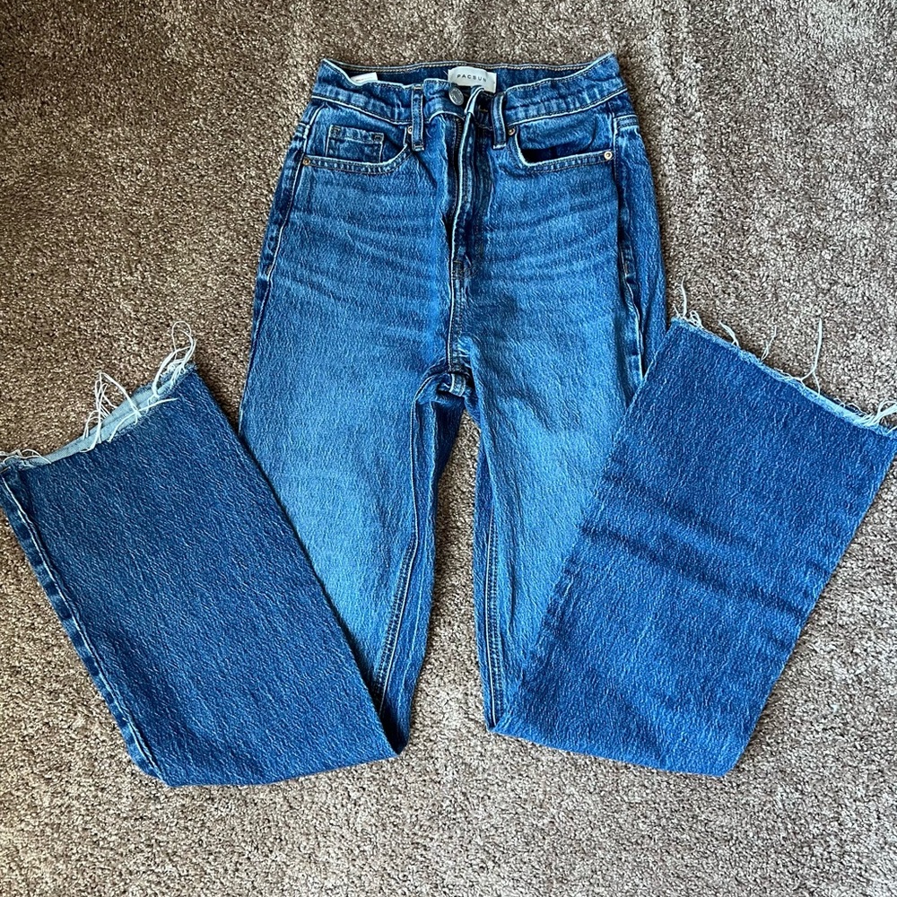 Pacsun Blue High Rise Bootcut Jeans